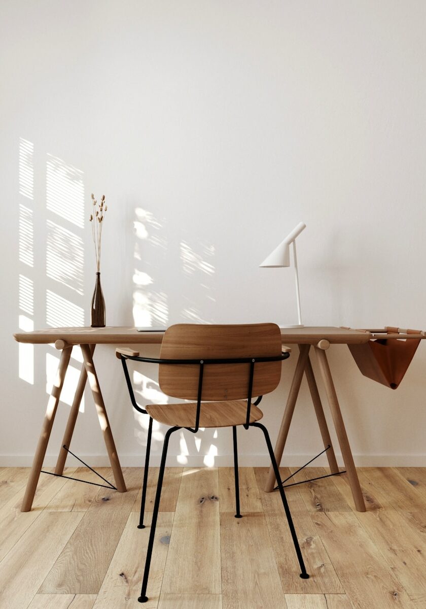 brown wooden table and chairs